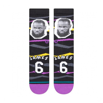 Stance NBA Lebron James Faxed Socks ''Black''