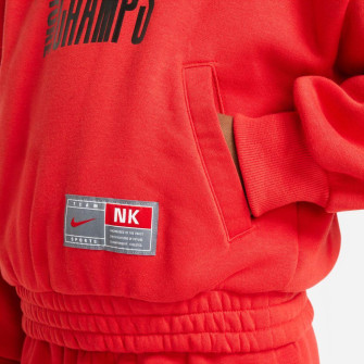 Nike Culture of Basketball Fleece Kids Hoodie ''University Red''