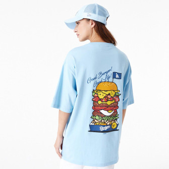 New Era MLB LA Dodgers Burger Graphic T-Shirt ''Pastel Blue''