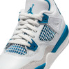 Air Jordan 4 Retro Kids Shoes ''Military Blue'' (PS)